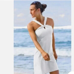 NWT Athleta Kiki Swim Dress  in White